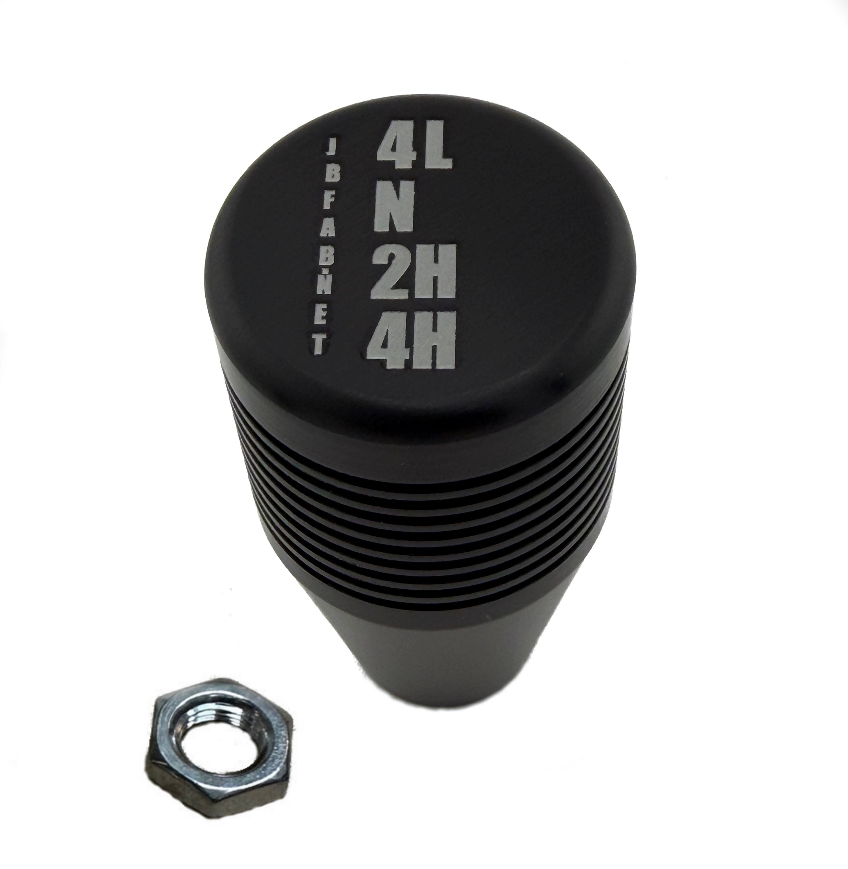 Knob, Billet Aluminum, NP 231/241, Black, For Cable Shifter – JB