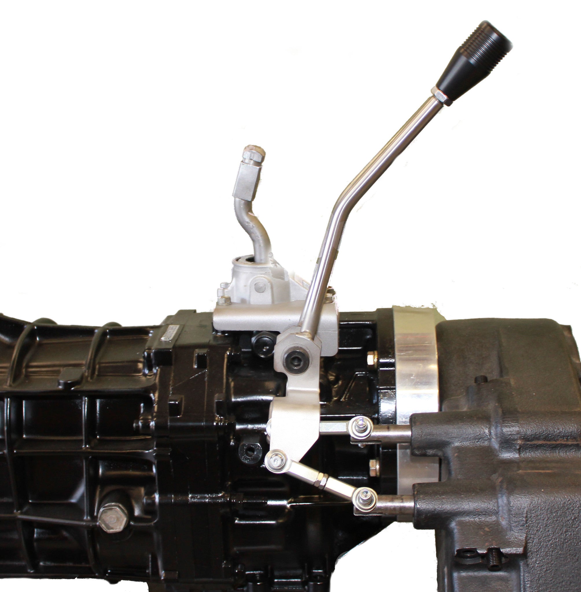 Early Bronco D20 "T" Type Stainless Steel Twinstick Shifter, AX15 c