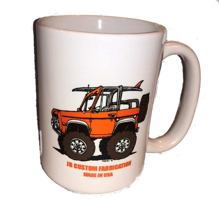 Coffee Cup, Orange Bronco