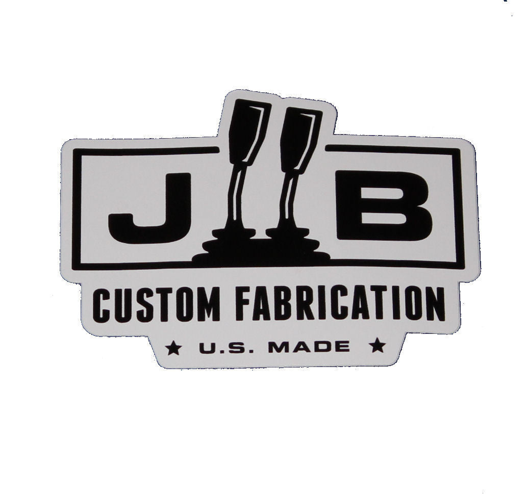 Sticker, JB Custom Fabrication Logo (pair)