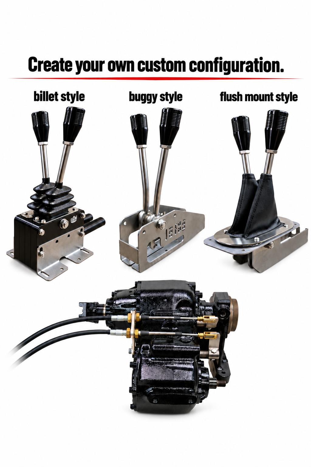 NP205 Cable type twinstick shifters