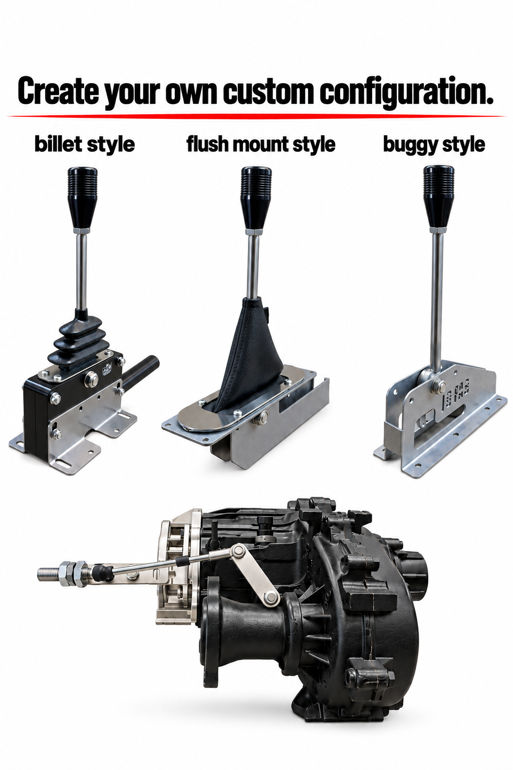 Single Stick Cable Type Transfer Case Shifter