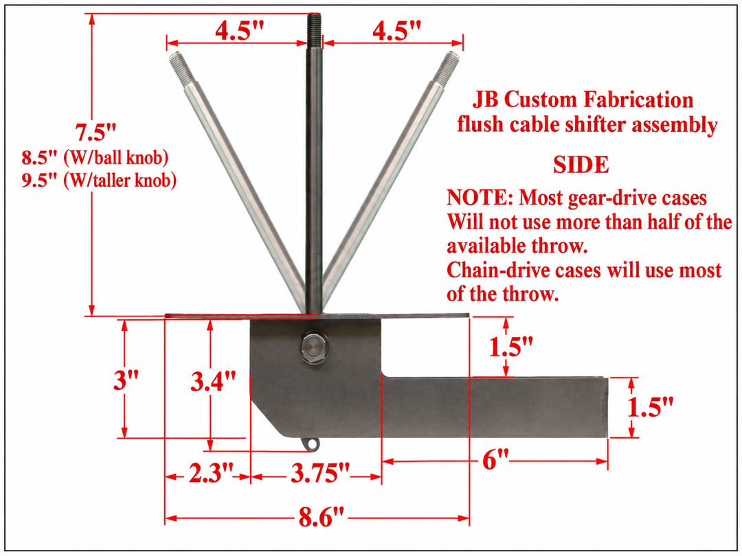 NP205 Cable type twinstick shifters