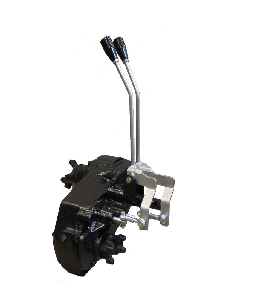 Jeep CJ Dana 20 stainless twin-stick shifter W/boot for 72-79 W/3