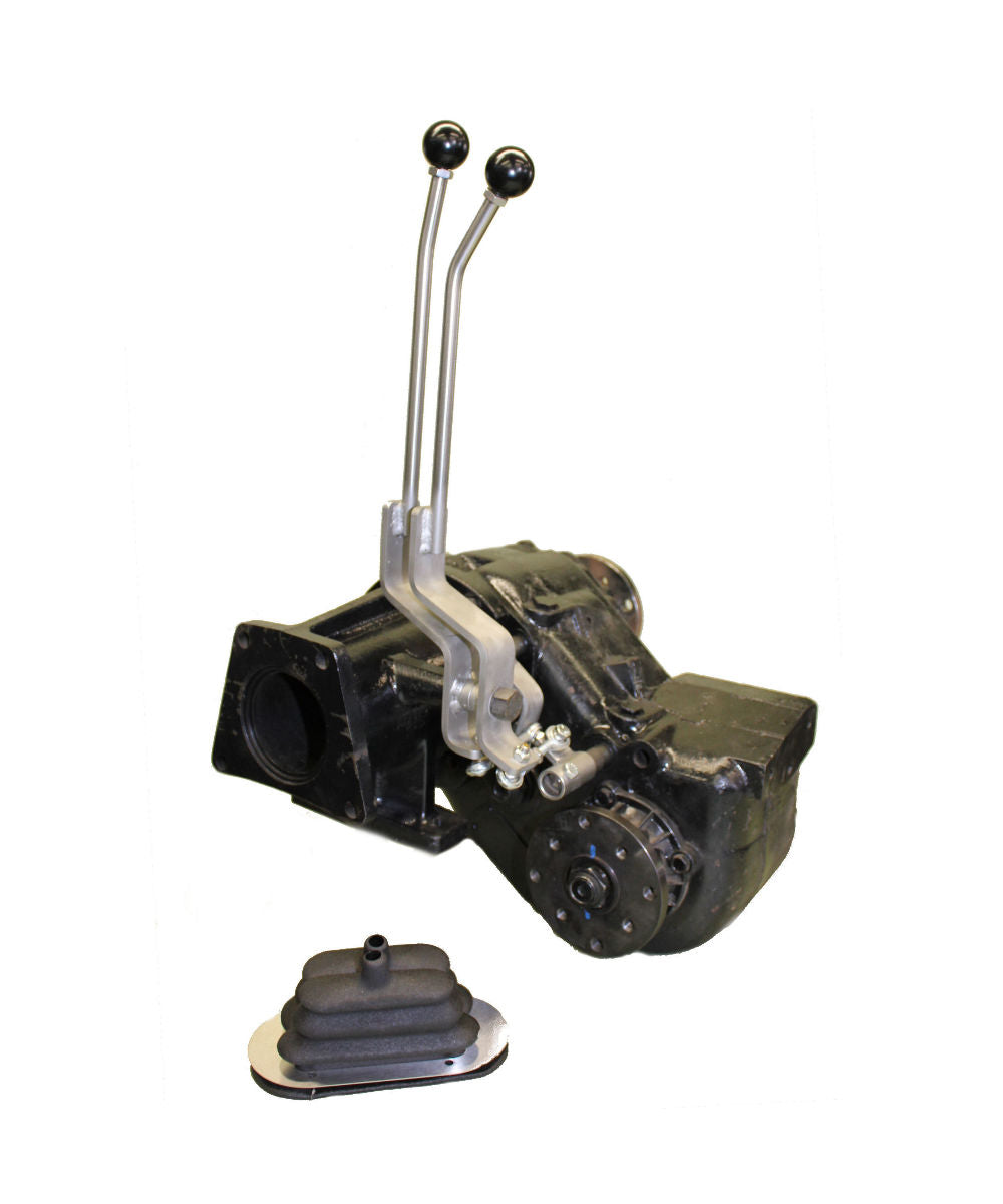 ¨̮⃝ NP-205 Ford style Stainless Steel Twin-Stick Shifter W/boot P/N