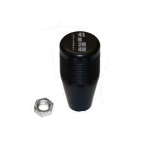 Knob, Billet Aluminum, NP 231/241, Black, For Cable Shifter P/NKBNPBK24171620C